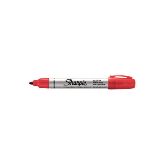 Marcatore permanente Sharpie Metal punta tonda - 1,4 mm - in conf. da 12 rosso S0945740