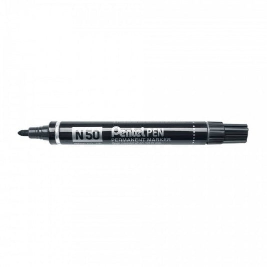 Marcatore professionale permanente Pentel N50 punta conica 4,3 mm nero N50-A