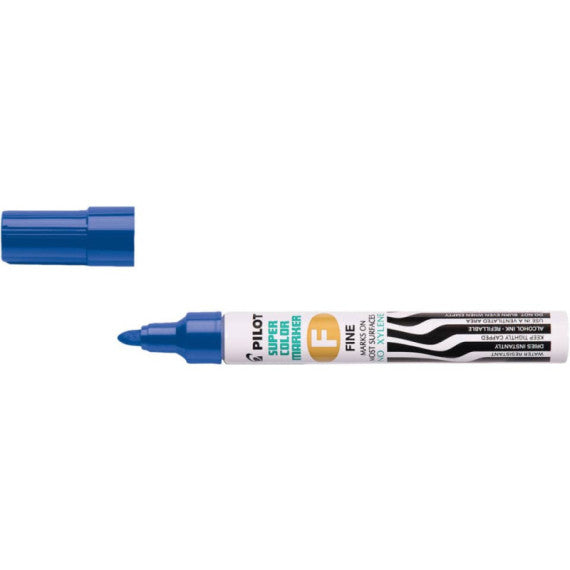 Marcatore punta tonda Pilot SCA 1,0 mm blu 002410