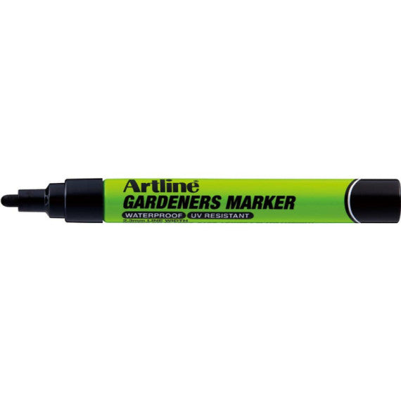 Marcatore speciale per giardini e esterni Gardeners Artline - punta tonda 2,3 mm nero - A GDM/N