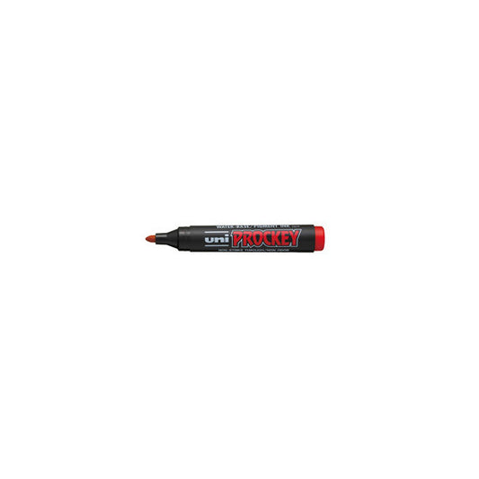 Marcatore Uni Prockey M122  - punta conica da 1,20-1,80mm - rosso  - Uni Mitsubishi