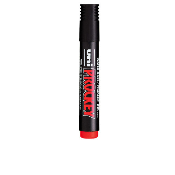 Marcatore Uni Prockey M122  - punta conica da 1,20-1,80mm - rosso  - Uni Mitsubishi