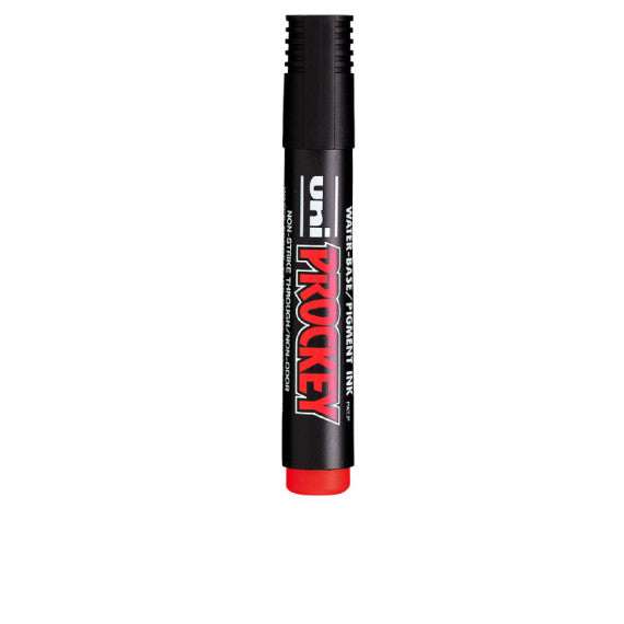 Marcatore Uni Prockey M122  - punta conica da 1,20-1,80mm - rosso  - Uni Mitsubishi