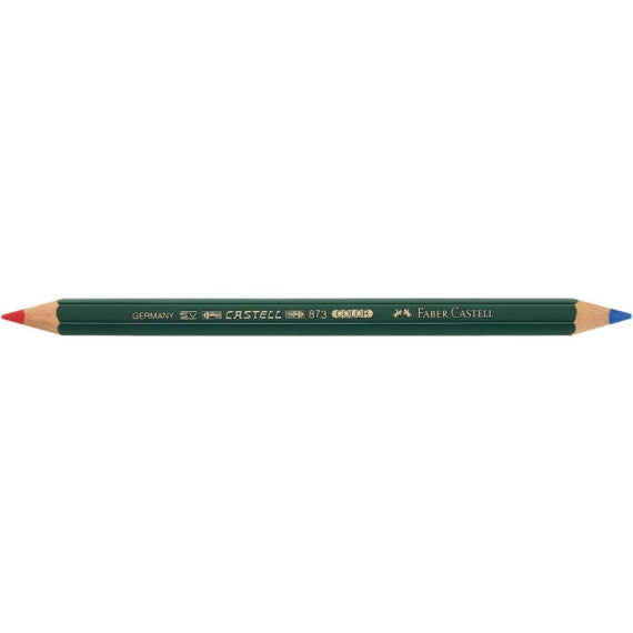 Matita bicolore Faber-Castell CASTELL Color 873 rossa e blu 117500