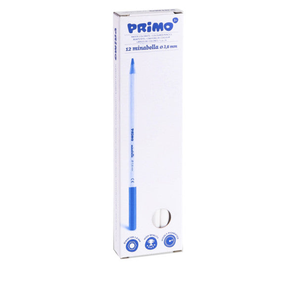 Matita colorata Minabella - diametro mina 3,8 mm - bianco - Primo
