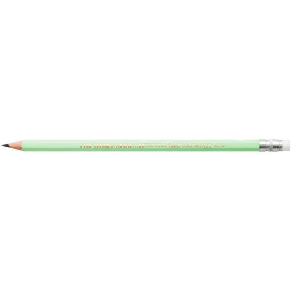 Matita Evolution BIC Pastel - conf. 12 pezzi - colori assortiti - con gommino - 518306