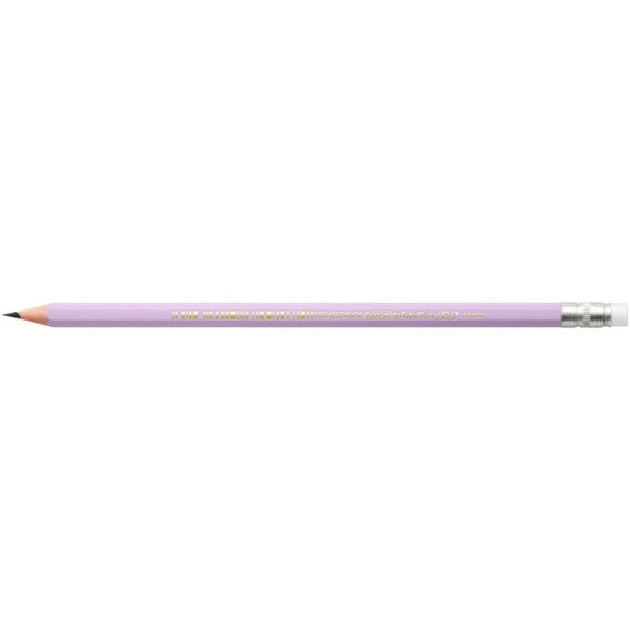 Matita Evolution BIC Pastel - conf. 12 pezzi - colori assortiti - con gommino - 518306