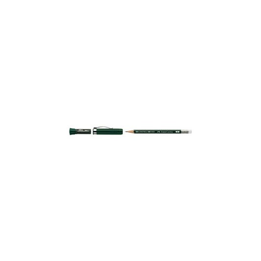 Matita in grafite castell 9000 Extender - gradazione B - Faber Castell - set regalo con temperamatite
