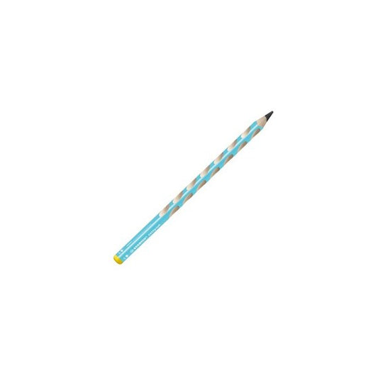 Matita in grafite Easygraph - gradazione HB - fusto azzurro - per mancini - Stabilo - conf. 6 pezzi