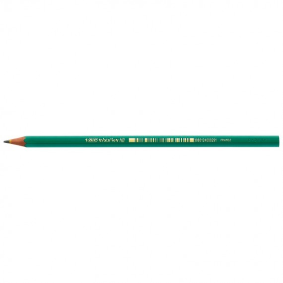 Matita in resina Ecolutions Evolution Graphite 650 - gradazione HB - Bic - conf. 12 pezzi