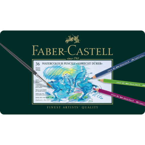 Matite acquerellabili Faber Castell Albrecht Dürer colori assortiti - conf. 36 pezzi - 117536