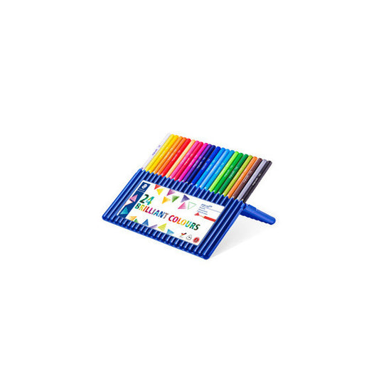 Matite colorate Ergo Soft - diametro mina 3 mm - colori assortiti - Staedtler - astuccio 24 pezzi