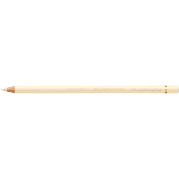 Matite colorate permanenti Faber Castell Polychromos mina 3,8 mm conf. 6 pezzi - avorio - 110103
