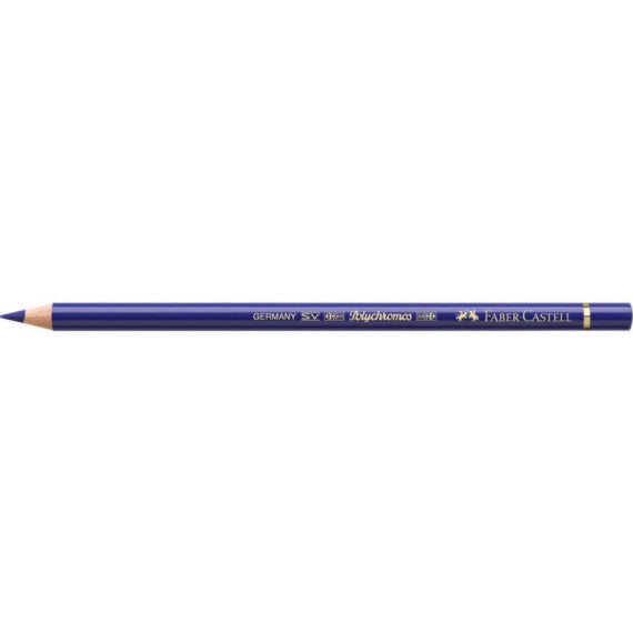 Matite colorate permanenti Faber Castell Polychromos mina 3,8 mm conf. 6 pezzi Faber-Castell blu di delft - 110141