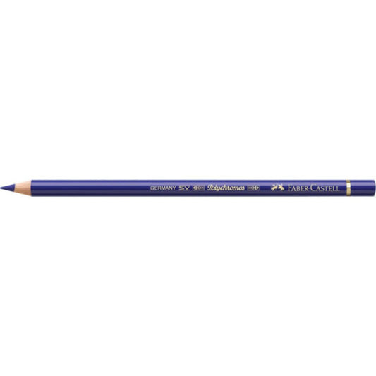 Matite colorate permanenti Faber Castell Polychromos mina 3,8 mm conf. 6 pezzi Faber-Castell blu di delft - 110141