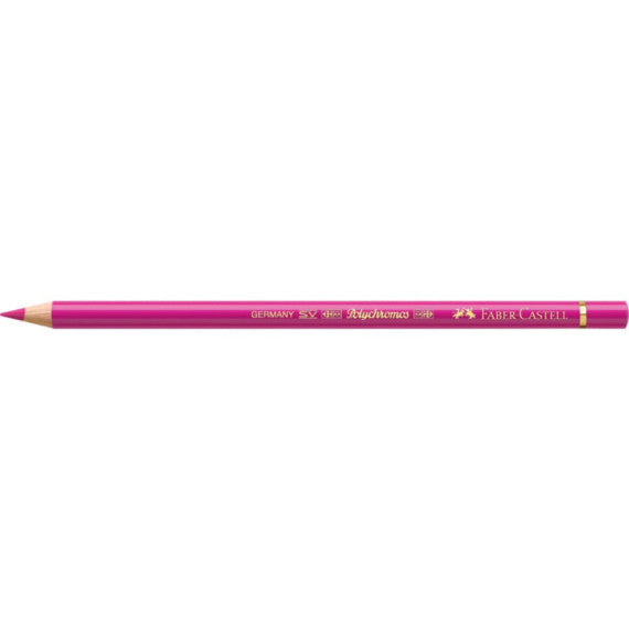 Matite colorate permanenti Faber Castell Polychromos mina 3,8 mm conf. 6 pezzi Faber-Castell fucsia - 110123