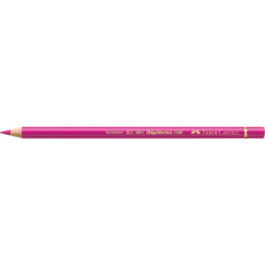 Matite colorate permanenti Faber Castell Polychromos mina 3,8 mm conf. 6 pezzi Faber-Castell fucsia - 110123