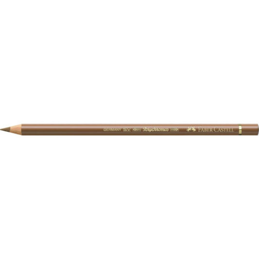 Matite colorate permanenti Faber Castell Polychromos mina 3,8 mm conf. 6 pezzi Faber-Castell terra d'Umbria naturale -