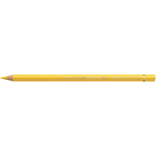 Matite colorate permanenti Faber Castell Polychromos mina 3,8 mm conf. 6 pezzi - giallo cadmio - 110107