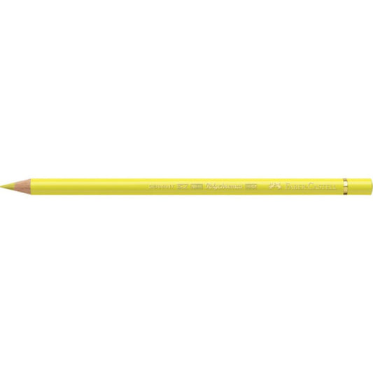 Matite colorate permanenti Faber Castell Polychromos mina 3,8 mm conf. 6 pezzi - giallo chiaro - 110104