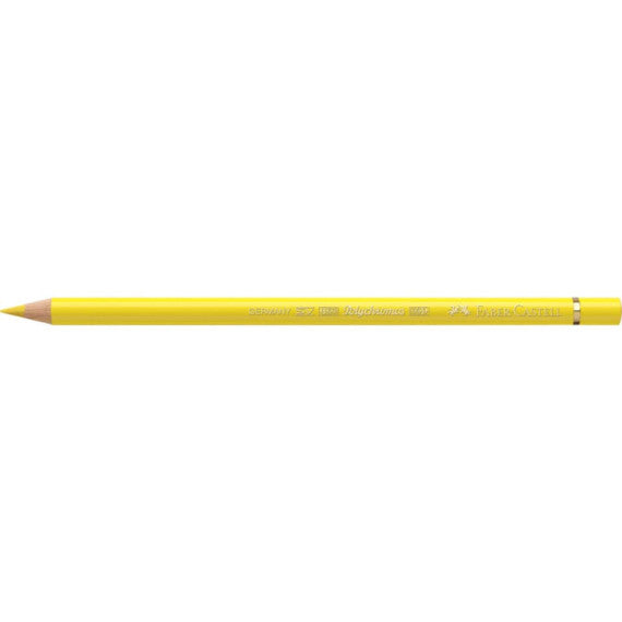 Matite colorate permanenti Faber Castell Polychromos mina 3,8 mm conf. 6 pezzi - giallo cromo chiaro - 110106