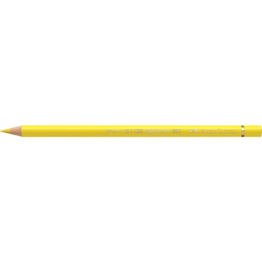 Matite colorate permanenti Faber Castell Polychromos mina 3,8 mm conf. 6 pezzi - giallo cromo chiaro - 110106