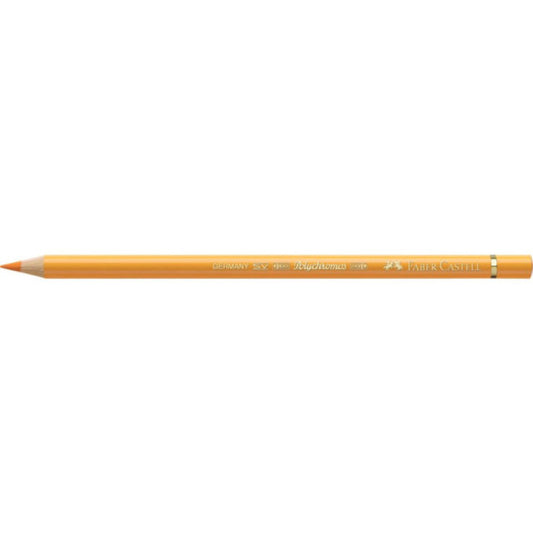 Matite colorate permanenti Faber Castell Polychromos mina 3,8 mm conf. 6 pezzi - giallo cromo scuro - 110109