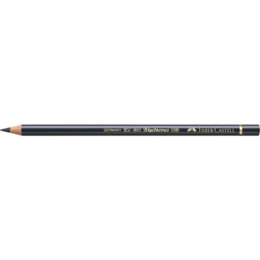 Matite colorate permanenti Faber Castell Polychromos mina 3,8 mm conf. 6 pezzi - grigio payne - 110181