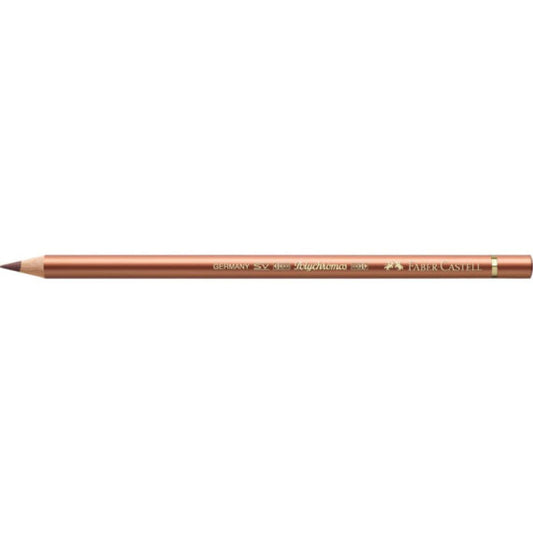 Matite colorate permanenti Faber Castell Polychromos mina 3,8 mm conf. 6 pezzi - rame - 110252