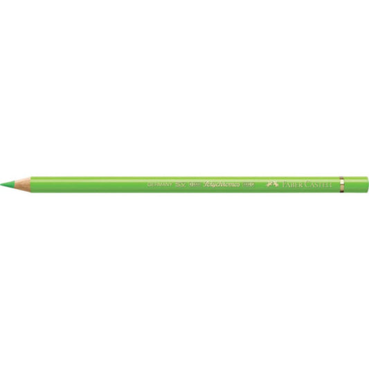 Matite colorate permanenti Faber Castell Polychromos mina 3,8 mm conf. 6 pezzi - verde chiaro - 110171