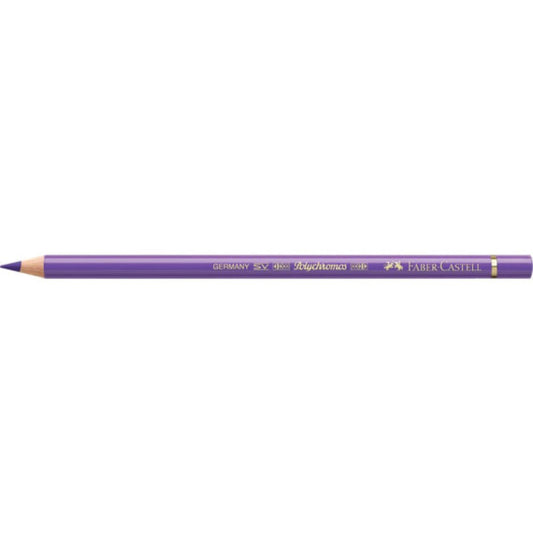 Matite colorate permanenti Faber Castell Polychromos mina 3,8 mm conf. 6 pezzi - viola - 110138