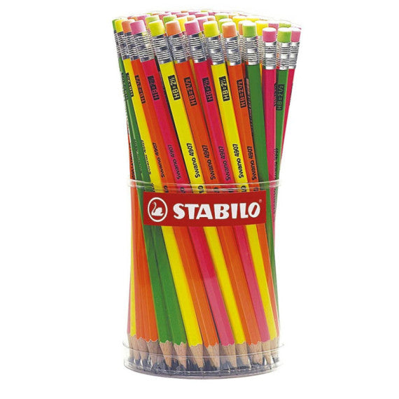 Matite HB Stabilo Swano fluo in grafite 2,5 mm - barattolo 96 pezzi - IT4907/96