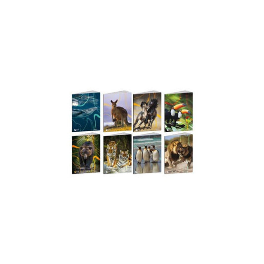 Maxiquaderno Animal World 2024 - A4 - 4 mm - c/margine - 21 fogli - 80 gr - Blasetti