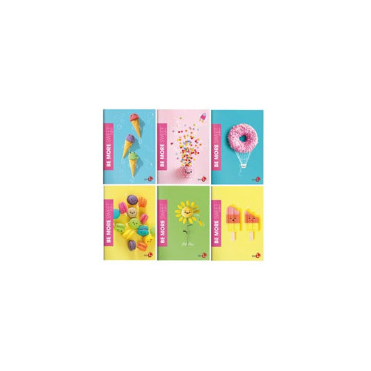 Maxiquaderno Be More Sweet - A4 - 36+2 fogli - 100gr - 5mm - BM