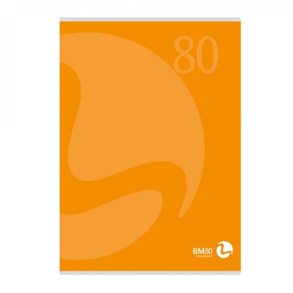 Maxiquaderno Color 80 - A4 - 1 rigo con margine - 80 fogli - 80gr - copertina 250gr - BM