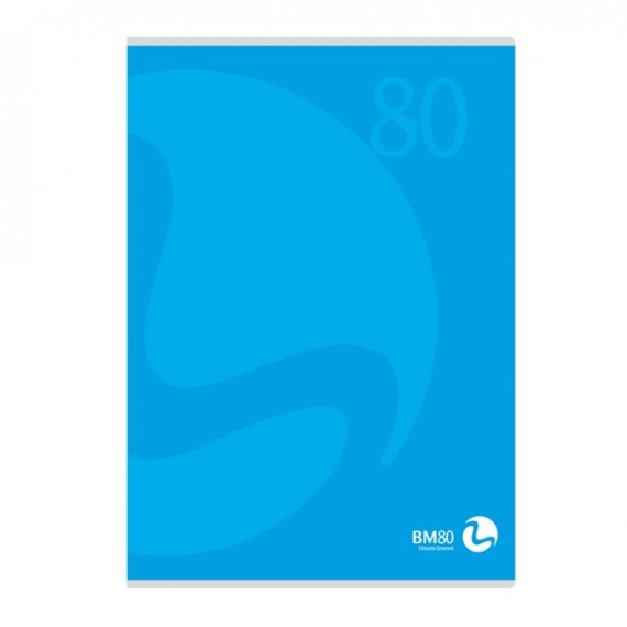 Maxiquaderno Color 80 - A4 - 1 rigo con margine - 80 fogli - 80gr - copertina 250gr - BM