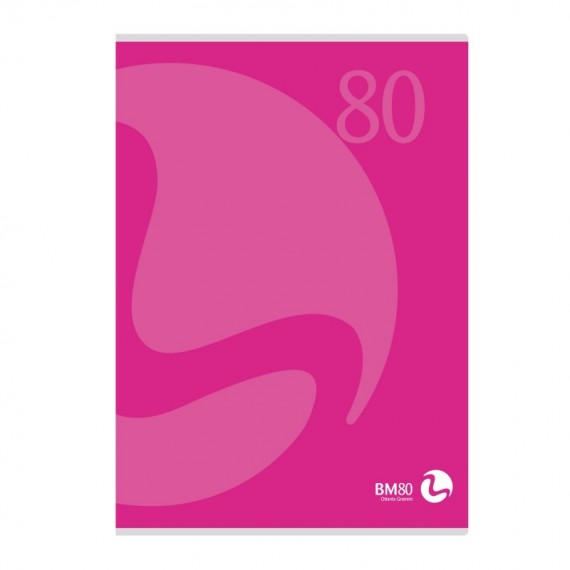 Maxiquaderno Color 80 - A4 - quadretto 5mm con margine - 80 fogli - 80gr - copertina 250gr - BM