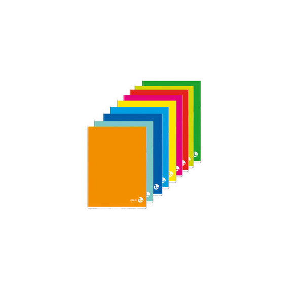 Maxiquaderno Color 80 Basic - A4 - quadretto 5mm - 80 fogli - 80gr - BM