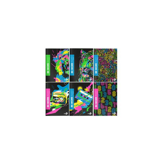 Maxiquaderno Fluo be more special - A4 - 36+2 fogli - 100gr - rigo di 3a - BM