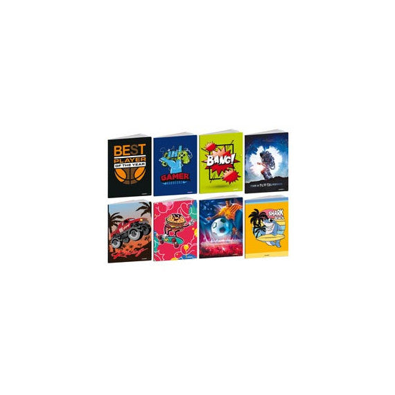 Maxiquaderno Kid Boy 2024 - A4 - 5 mm - 21 fogli - 80 gr - Blasetti