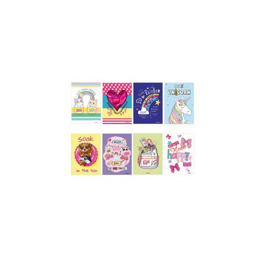 Maxiquaderno Kid Girl 2023 - A4 - 5 mm - 21 fogli - 80 gr - Blasetti