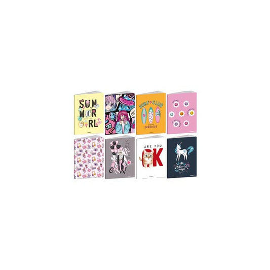 Maxiquaderno Kid Girl 2024 - A4 - 5 mm - c/margine - 21 fogli - 80 gr - Blasetti