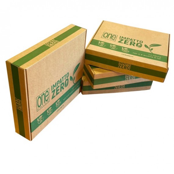 Maxiquaderno One Color Impatto Zero - A4+ - 1 rigo - forato - 80 fg - spiralato - Blasetti - conf. 6 pezzi + 6 scatoline