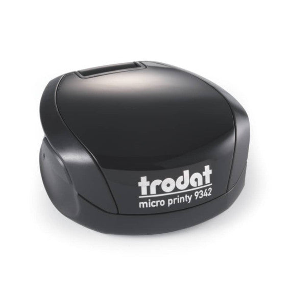 Micro Printy 9342 Timbro di testo tascabile PERSONALIZZATO dimensione max pers.ne Ø42 mm - fino a 9 righe- 182063