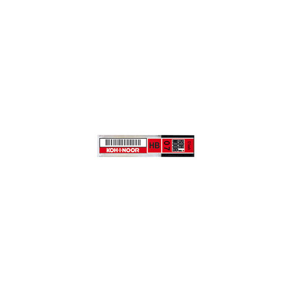 Micromine - mina 0,7mm - gradazione HB - Koh I Noor - astuccio 12 mine