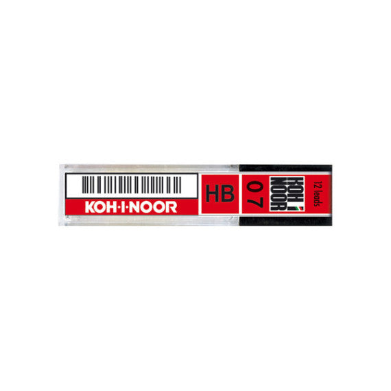 Micromine - mina 0,7mm - gradazione HB - Koh I Noor - astuccio 12 mine