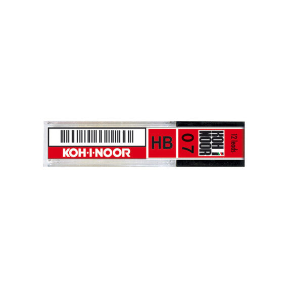Micromine - mina 0,7mm - gradazione HB - Koh I Noor - astuccio 12 mine