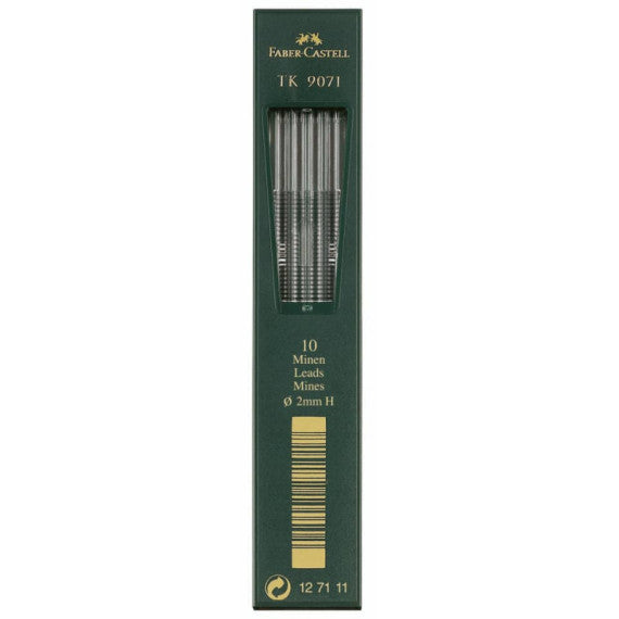 Mine Faber Castell Super Polymer 2 mm H conf. 10 pezzi - 127111