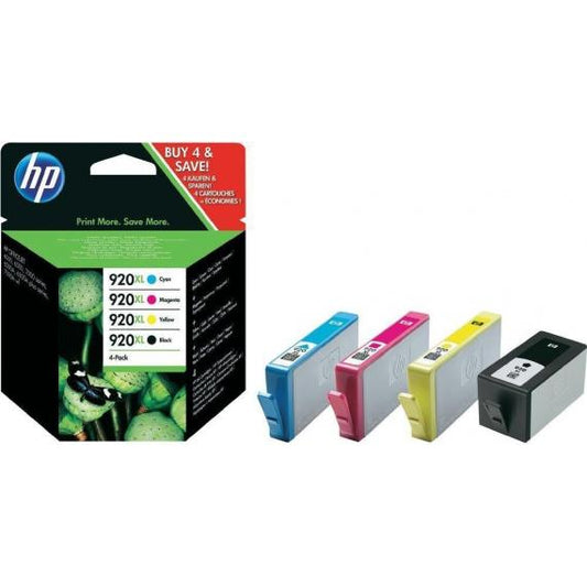 MULTIPACK ORIGINALE HP 920XL BK-C-M-Y  C2N92AE PER HP 6000 6500AIO 6500WIFI 6500A 7000 7500A 920XL