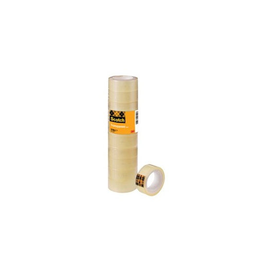 Nastro adesivo 508 - 1,5 cm x 10 m - trasparente - Scotch -  torre 10 rotoli